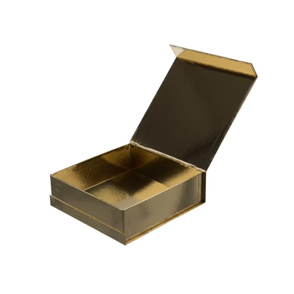 Luxury Gold Skincare - กล่องของขวัญสุดหรู｜บรรจุภัณฑ์น้ำหอมเคลือบทองแบบแม่เหล็ก｜กล่องชุดของขวัญผลิตภัณฑ์ดูแลผิวระดับพรีเมียม