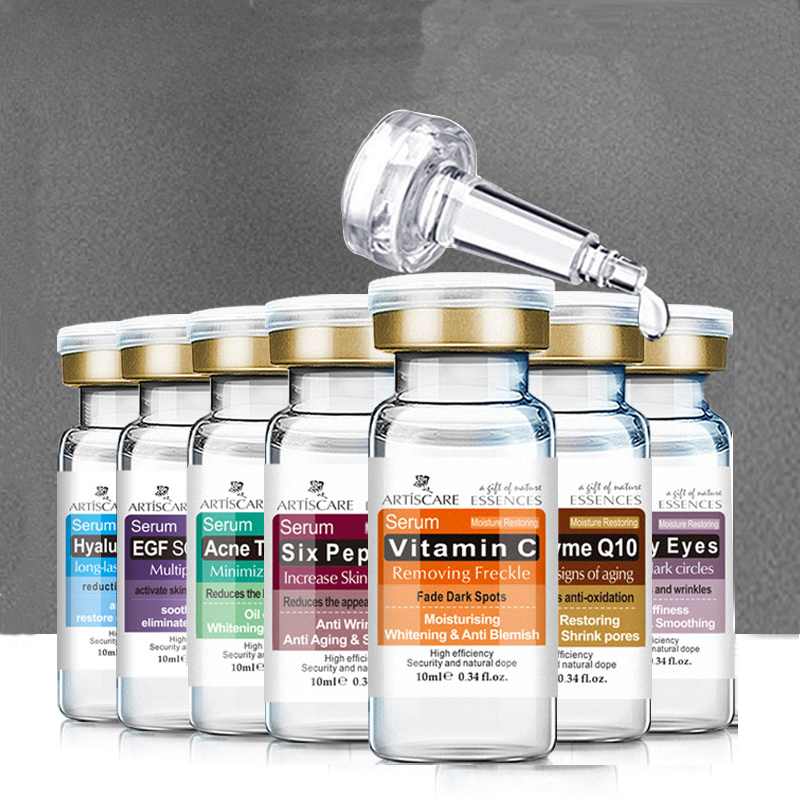 Skincare Luxury Whitening - 7pcs เซรั่มสําหรับใบหน้าไวท์เทนนิ่งต่อต้านริ้วรอย Hyaluron Acid Anti Aging
