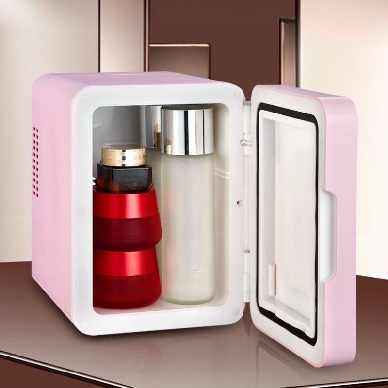 Luxury Skincare Fridge - ตู้เย็นเครื่องสำอางพกพาขนาดเล็ก รุ่นใหม่ปี 2026 อัพเกรดแล้ว พร้อมกระจกเงา เงียบสงบ