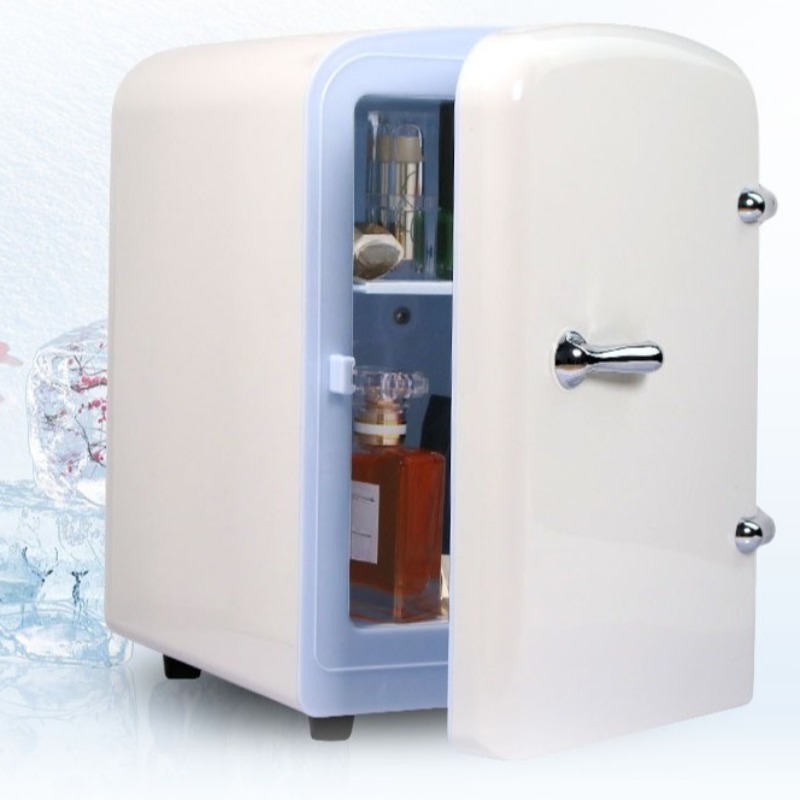 Luxury Skincare Fridge - ตู้เย็นเก็บเครื่องสำอางขนาดเล็กแบบพกพา ตู้เย็นมินิสำหรับผลิตภัณฑ์บำรุงผิว ตู้เย็นสำหรับห้องนอน ตู้เย็นสำหรับผลิตภัณฑ์ดูแลผิว ตู้เย็นสำหรับเครื่องสำอางสุดหรู