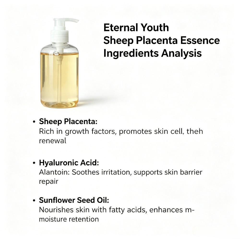 500 มล. เอสเซ้นส์ของรกแกะ เซรั - Placenta Extract Serum บทวิจารณ์และราคา