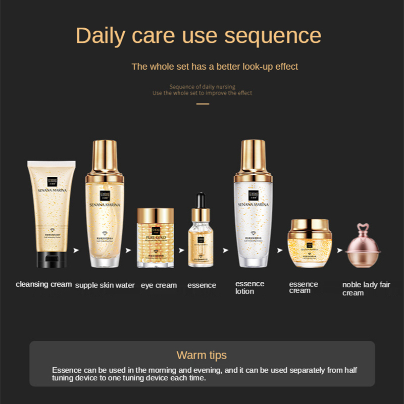 ผู้หญิง 24K Gold Skin Care ชุด - Luxury Gold Skincare บทวิจารณ์และราคา