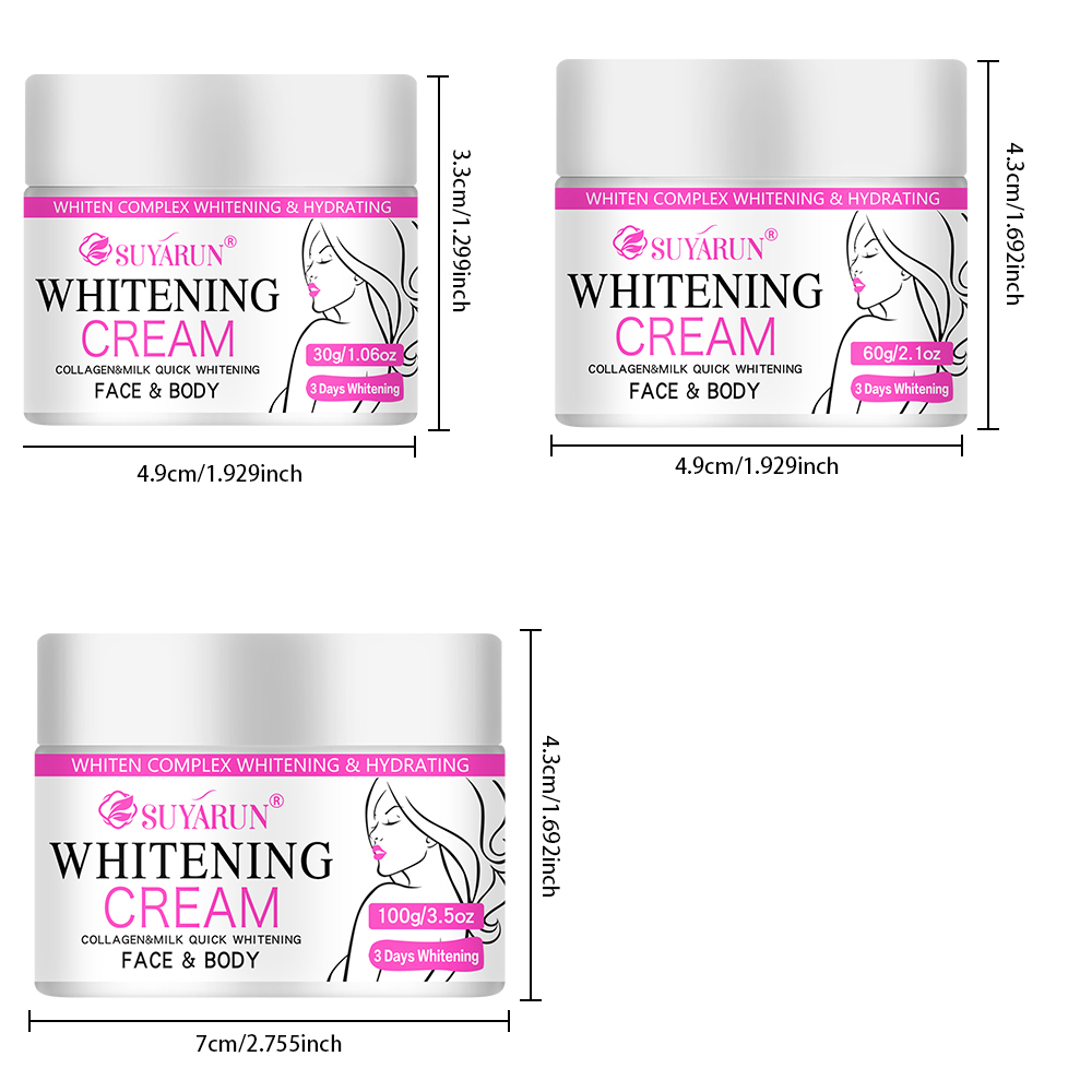 ครีมบำรุงผิวขาวกระจ่างใส SUYAR - Skincare Luxury Whitening บทวิจารณ์และราคา