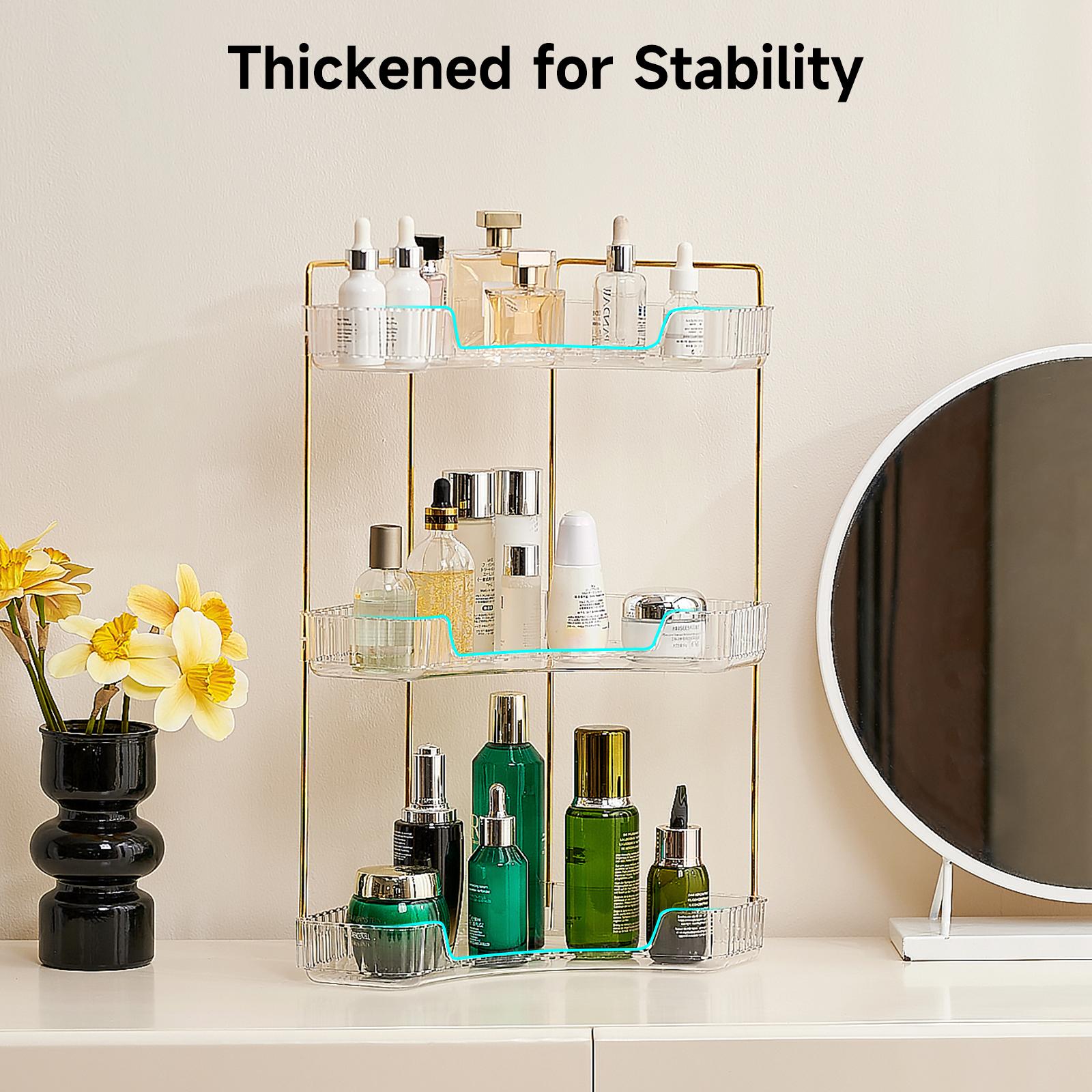ชั้นวางของในห้องน้ำ 3 ชั้น แบบ - Luxury Gold Skincare บทวิจารณ์และราคา