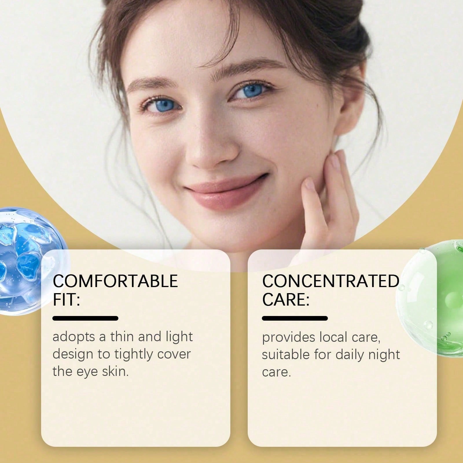 มาส์กใต้ตาทองคำ 24K, แผ่นมาส์ก - Luxury Gold Skincare บทวิจารณ์และราคา
