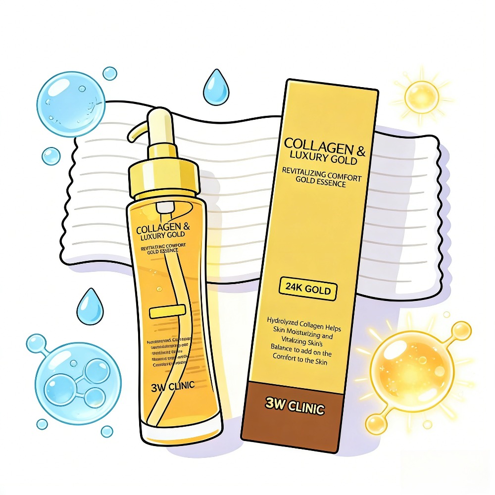3WCLINIC คอลลาเจน & ลักชัวรี่  - Luxury Gold Skincare บทวิจารณ์และราคา